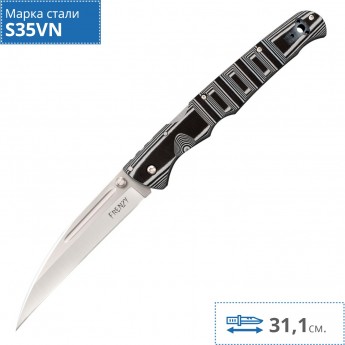 Нож COLD STEEL FRENZY 3 GRAY/BLACK CS_62PV3A Нож COLD STEEL FRENZY 3 GRAY/BLACK CS_62PV3A